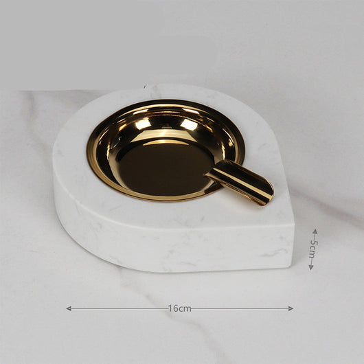 Cenicero de Mármol Diseño Moderno Inspiración Contemporánea - Image 4