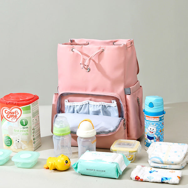 Mochila de Viaje Multifuncional para Mamá y Bebé - Diseño Moderno y Práctico