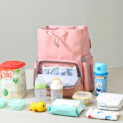 Mochila de Viaje Multifuncional para Mamá y Bebé - Diseño Moderno y Práctico