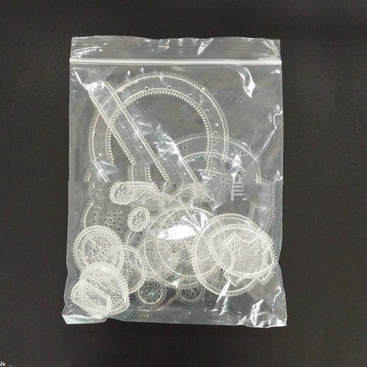 Kit de Reglas Curvas y Kaleidoscopio Mágico - Set 22 Piezas para Dibujo Profesional