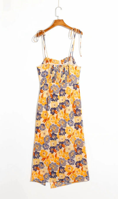 Vestido Estampado con Abertura Lateral - Image 4