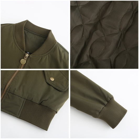 Chaqueta Bomber Deportiva para Mujer - Primavera y Otoño - Image 14