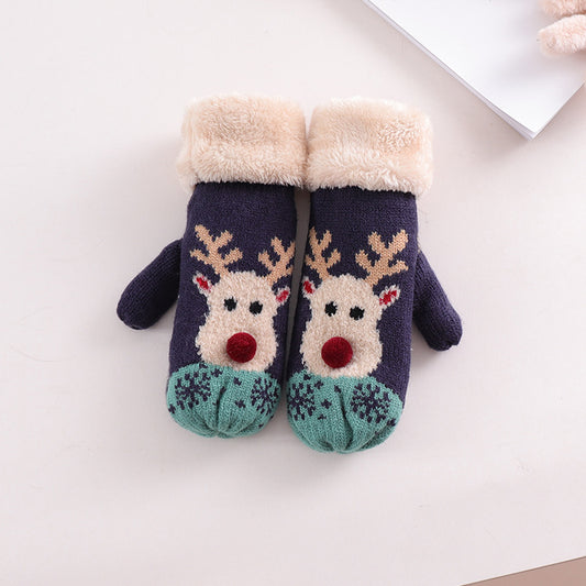 Guantes Navideños de Felpa Suave