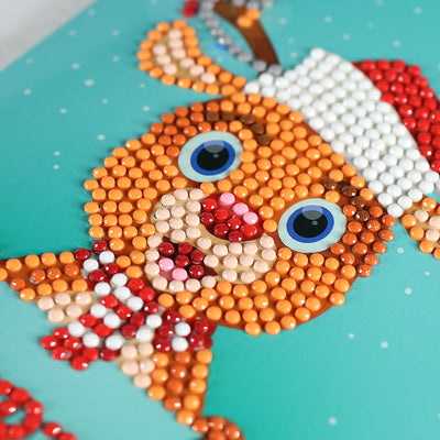 Tarjeta de Navidad con Pintura de Diamantes Creativa - Image 5