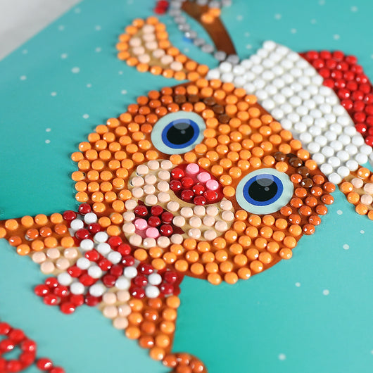 Tarjeta de Navidad con Pintura de Diamantes Creativa - Image 5