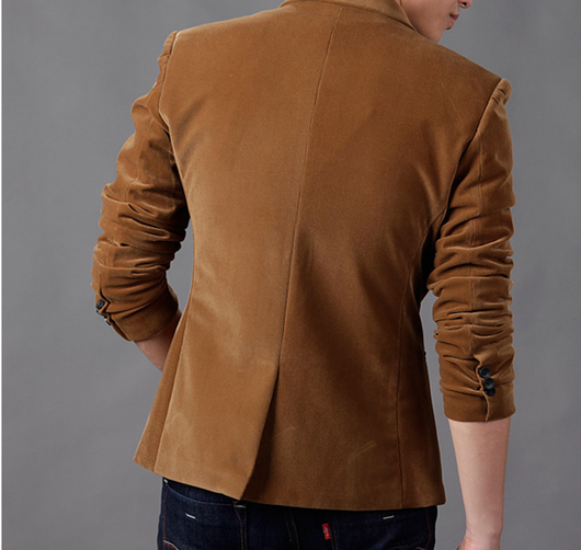 Blazer Slim Fit Estilo Británico Casual - Image 2