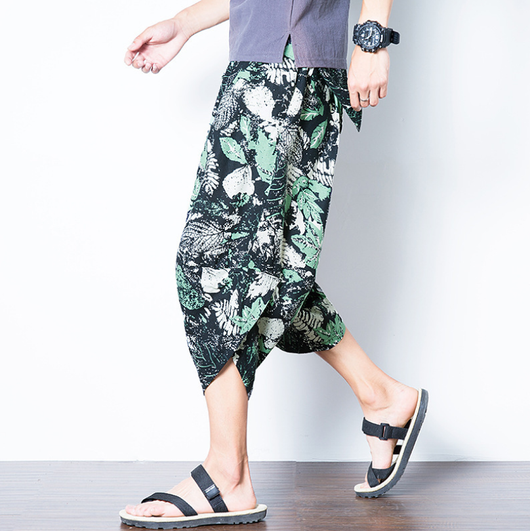 Pantalones Anchos Estilo Tailandés con Elefante - Diseño Retro Nepalí - Image 9