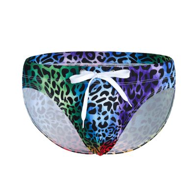 Bañador Estampado Leopardo para Hombre - Shorts de Baño Ajustados - Image 12