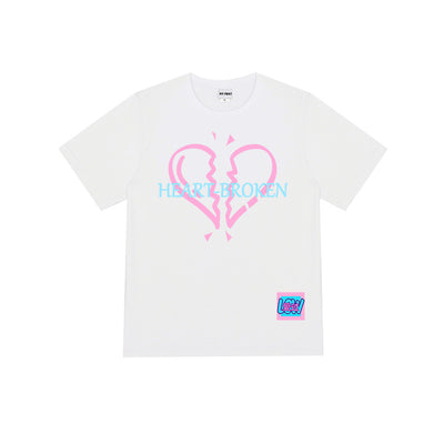 Camiseta Estampada Retro Corazón Amor Manga Corta - Image 5
