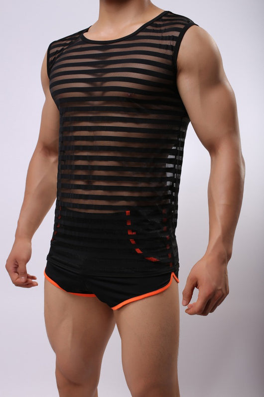 Chaleco Deportivo Elástico de Cuello Redondo con Tirantes - Image 4