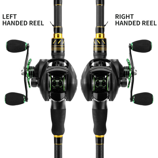 Carrete de Pesca Baitcasting BS2000 8.1:1 Alta Velocidad - Arrastre Máximo 8KG - Image 2