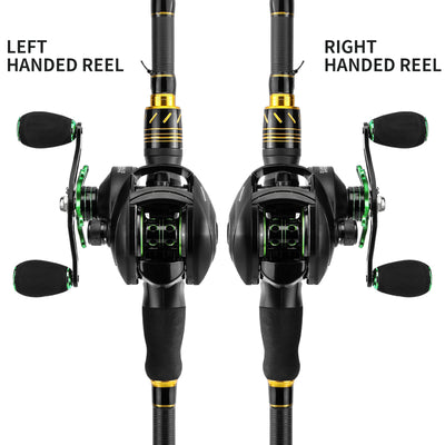 Carrete de Pesca Baitcasting BS2000 8.1:1 Alta Velocidad - Arrastre Máximo 8KG - Image 2