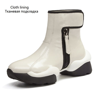 Botas de Invierno Talla Grande para Mujer con Tacón Robusto y Punta Redonda - Image 7
