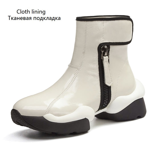 Botas de Invierno Talla Grande para Mujer con Tacón Robusto y Punta Redonda - Image 7