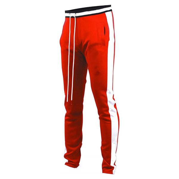 Pantalones de Entrenamiento con Combinación de Colores para Correr y Fitness