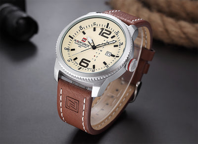 Reloj de Cuarzo para Hombre Resistente al Agua con Calendario