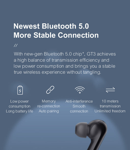 Auriculares Deportivos GT3 True Wireless con Bluetooth - Image 5