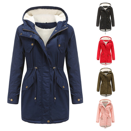 Abrigo Parka Grueso para Mujer con Capucha y Forro Polar - Image 2