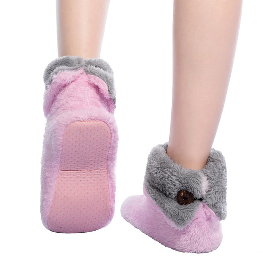Pantuflas Térmicas de Felpa Coral - Calcetines Calentadores para Casa Invierno - Image 5