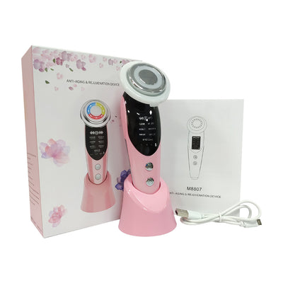 Masajeador Facial 7 en 1 con Microcorriente EMS y Luz LED - Image 8