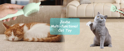 Juguete Interactivo 5 en 1 para Gatos con Luz LED y Cepillo Retráctil - Image 13
