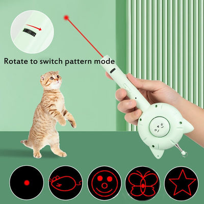 Juguete Interactivo 5 en 1 para Gatos con Luz LED y Cepillo Retráctil - Image 6