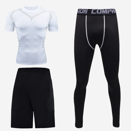 Conjunto Deportivo de 3 Piezas para Hombre - Playera Manga Corta - Image 9