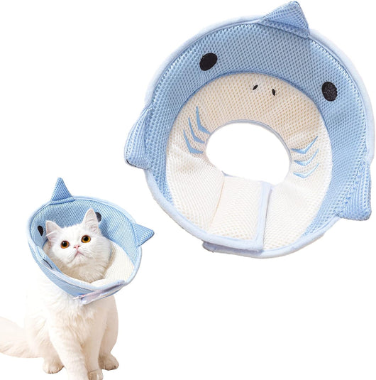 Collar Isabelino Suave para Gatos - Diseño Tiburón Adorable - Image 10
