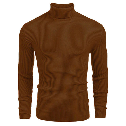 Suéter Slim Fit Cuello Alto para Hombre - Otoño e Invierno - Image 18