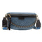 Bolso Bandolera Asimétrico de Textura y Color Casual