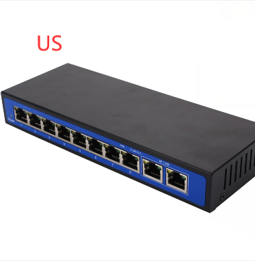 Switch POE 10 Puertos 100M con Inyector 48V para Puntos de Acceso Inalámbricos - Image 10