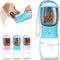 Dispensador Portátil 2 en 1 para Mascotas - Botella de Agua y Contenedor de Comida
