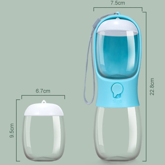 Dispensador Portátil 2 en 1 para Mascotas - Botella de Agua y Contenedor de Comida - Image 2