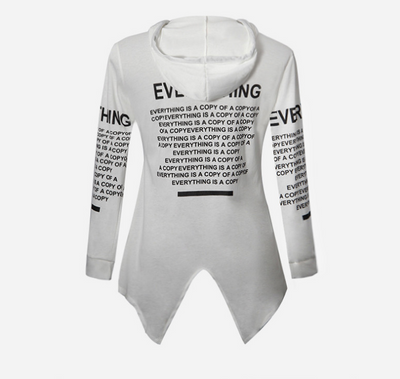 Sudadera con Capucha y Cierre Frontal - Diseño Moderno con Letras Estampadas - Image 6