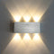 6 W Seis Cabezas Luz Cálida 3000K