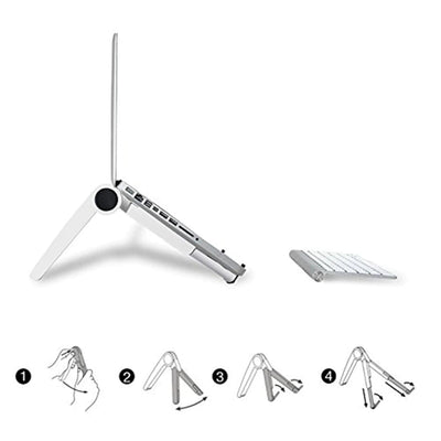 Soporte Triangular de Aluminio para iPad, Tablet y Laptop con Sistema de Enfriamiento - Image 7