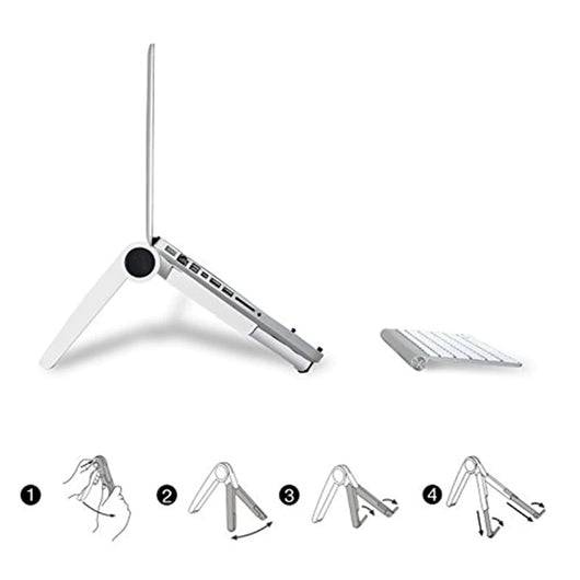 Soporte Triangular de Aluminio para iPad, Tablet y Laptop con Sistema de Enfriamiento - Image 7