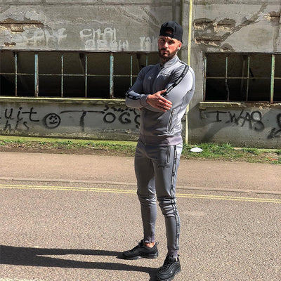 Conjunto Deportivo Hombre: Cardigan y Leggings Running Ajustado - Image 21
