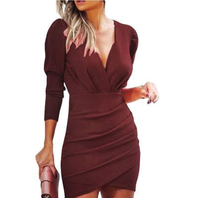 Vestido Largo Manga Larga Liso para Mujer - Diseño Versátil y Elegante - Image 6