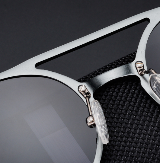 Gafas de Sol Polarizadas Vintage Redondas para Hombre - Aluminio y Magnesio - Image 6
