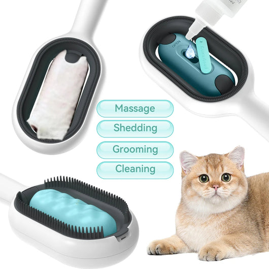 Cepillo Deslanador 4 en 1 para Gatos con Depósito de Agua - Image 15