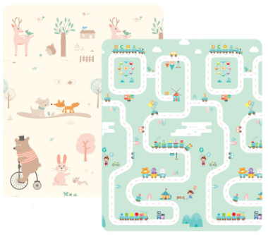 Tapete de Juego XPE Plegable para Bebés y Niños - Antideslizante 1cm - Image 2