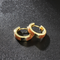 Europe and America A home 925 Plateado crystal diamond KALIDOSCOPE Earrings female Earrings temperament Earrings simple wild Dorado earrings 925 Plateado
