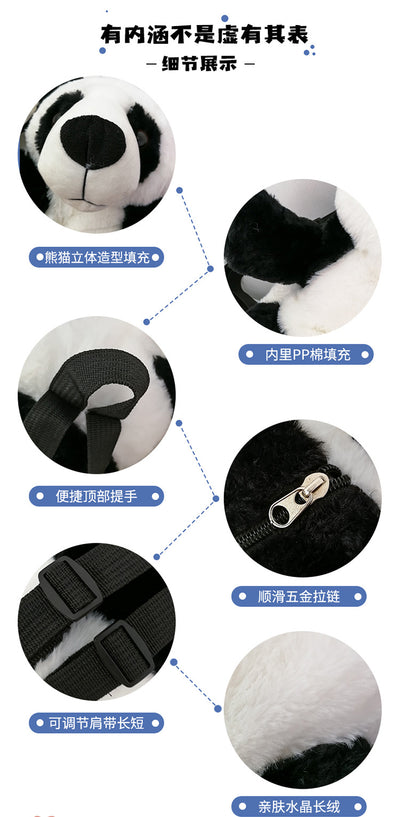 Mochila Infantil Panda Adorable - Diseño de Peluche para Niños y Niñas - Image 11