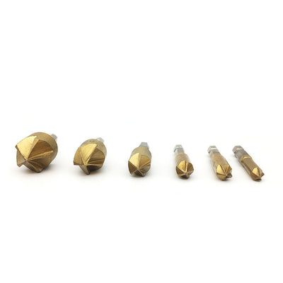 Set de 6 Brocas Escalonadas para Madera con Cuchilla Achaflanadora - Image 3