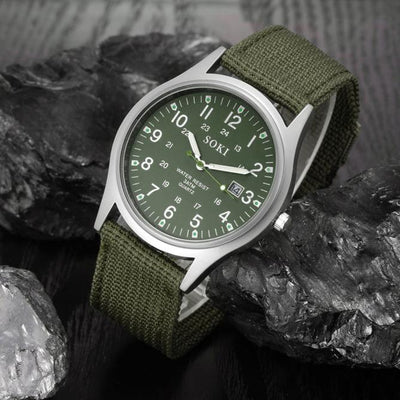Reloj Casual para Hombre con Correa de Nylon Tejido - Image 3