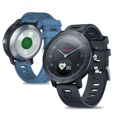 Reloj Inteligente Híbrido con Monitor de Frecuencia Cardíaca y Presión Arterial