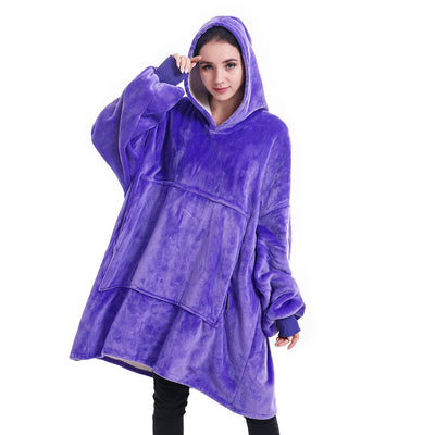Sudadera con Capucha Mujer Doble Capa Franela Casual - Image 26
