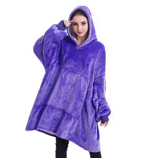 Sudadera con Capucha Mujer Doble Capa Franela Casual - Image 26