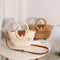Bolso Crossbody Tejido Calado a Juego para Mujer